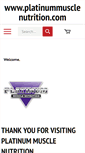 Mobile Screenshot of platinummusclenutrition.com